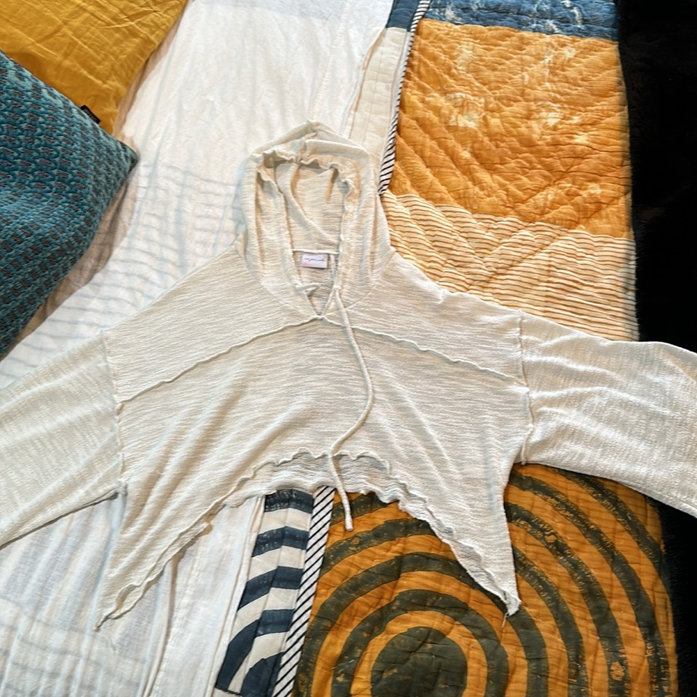 Urban outfitters mesh layering hoodie